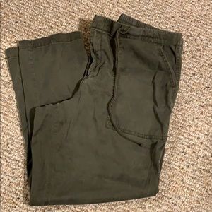 Lou & Grey drawstring Camo LOFT joggers